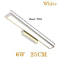 LED Wandleuchte Minimalismus Spiegelfrontbeleuchtung Badezimmer Make-up Wandleuchten Moderne Aluminium wandmontierte Wandleuchten Beleuchtungseinrichtung