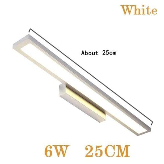 LED Wandleuchte Minimalismus Spiegelfrontbeleuchtung Badezimmer Make-up Wandleuchten Moderne Aluminium wandmontierte Wandleuchten Beleuchtungseinrichtung