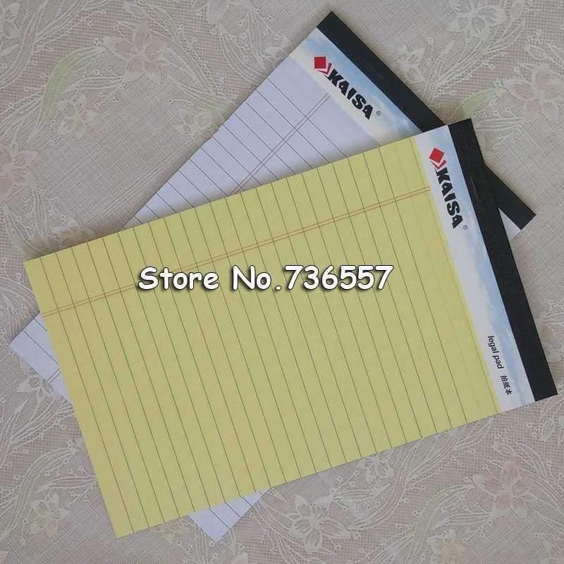 Schreibblock 6PCS A4 Memo Pad USA-Stil 50 Blätter/PCS Notizbuchpapier Büro Schulbedarf Notizblock