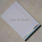 Schreibblock 6PCS A4 Memo Pad USA-Stil 50 Blätter/PCS Notizbuchpapier Büro Schulbedarf Notizblock