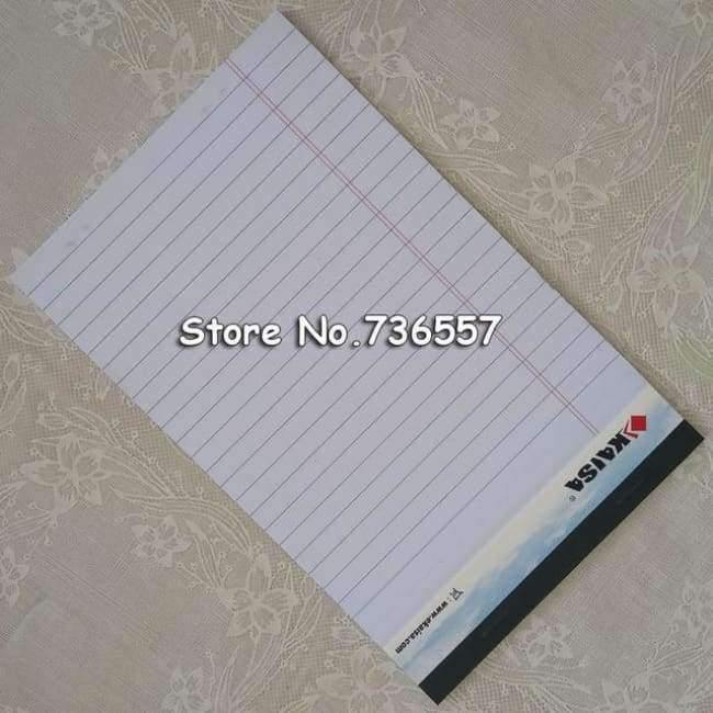 Schreibblock 6PCS A4 Memo Pad USA-Stil 50 Blätter/PCS Notizbuchpapier Büro Schulbedarf Notizblock