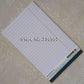 Schreibblock 6PCS A4 Memo Pad USA-Stil 50 Blätter/PCS Notizbuchpapier Büro Schulbedarf Notizblock