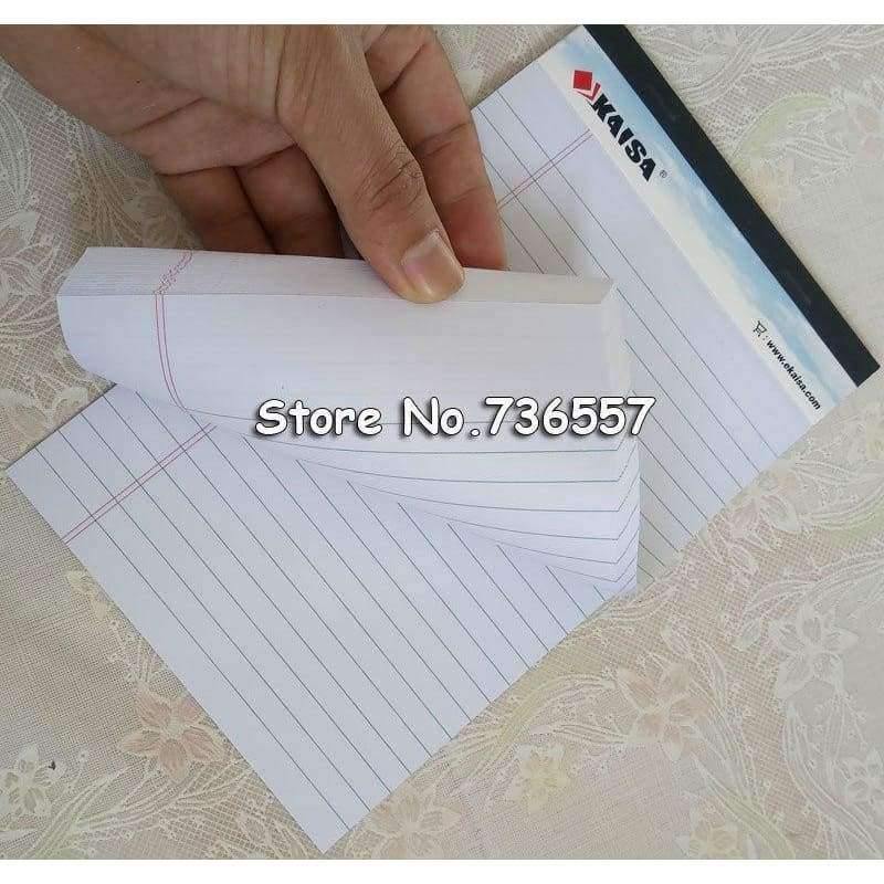 Schreibblock 6PCS A4 Memo Pad USA-Stil 50 Blätter/PCS Notizbuchpapier Büro Schulbedarf Notizblock