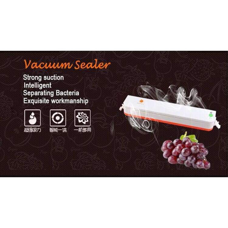 Vakuumierer Verpackungsmaschine Verpacken für Lebensmittel Vakuumverpackung Reiniger Dichtvacuo Versiegelung Haushaltsgeräte Enthalten 10 Stück Taschen