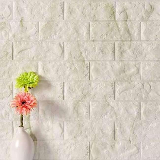Wasserfeste Schaumziegel 3D Wandpaneele DIY Selbstklebende Tapete Für Kinderzimmer Schlafzimmer Wanddekoration 3D Ziegel Wohnzimmer Tapete