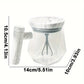 1 Stk, 400ML Elektrische Selbstrührende Kaffeetasse Tragbare Glastasse Hochgeschwindigkeits-Selbstrühre Kaffeemischbecher Für Speisesäle Fitnessstudios Parks Schule