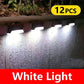 8/12 Packs Solarbodenlichter Außen, LED-Stufenlichter, wasserdichte Solarlichter, Balkonbeleuchtung Dekoration, Patioschritte Zaun, Außenwandleuchten Patio Garten Grundstück Villa Einfahrt Weg