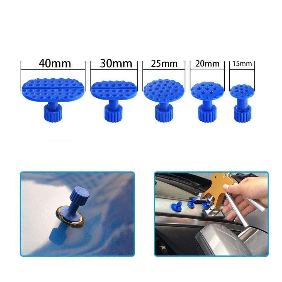 PDR Tools Car Dent Removal Tools Car Dent Repair Tools PDR Body T-Bar Glue Dent Puller with Suction Cup Glue Sticks