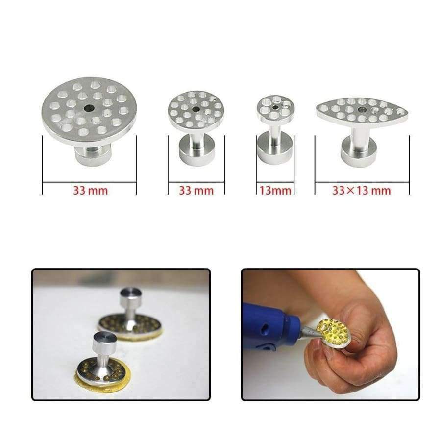 PDR Tools Car Dent Removal Tools Car Dent Repair Tools PDR Body T-Bar Glue Dent Puller with Suction Cup Glue Sticks