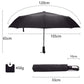 Wind quality durable umbrella rain women automatic 10 spokes luxury wide windproof golf business men for car umbrella