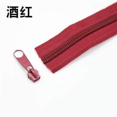5Meter 5# Nylon spiral zippers for DIY sewing projects bags shoes clothing accessories available in 24 colors