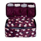 Reiseaufbewahrungstasche Damen Make-up Kosmetik Toilettenartikel Kleidung BH Organisation Wochenend Übernachtungsunterwäsche Accessoires