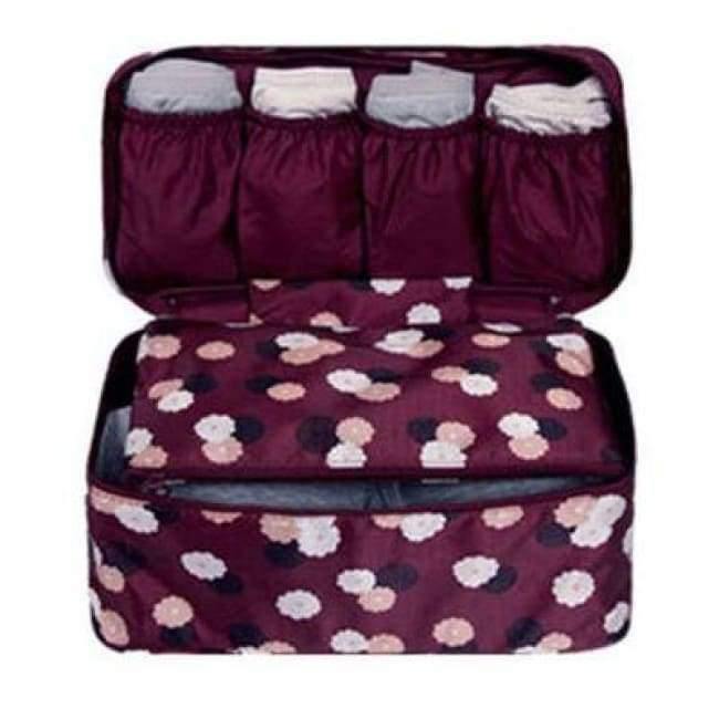 Reiseaufbewahrungstasche Damen Make-up Kosmetik Toilettenartikel Kleidung BH Organisation Wochenend Übernachtungsunterwäsche Accessoires