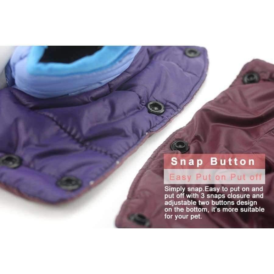 Winter Haustier Hund Kleidung Warme Daunenjacke Wasserdicht Mantel S-XXL Hoodies für Chihuahua Kleine Mittelgroße Hunde Welpe PETASIA