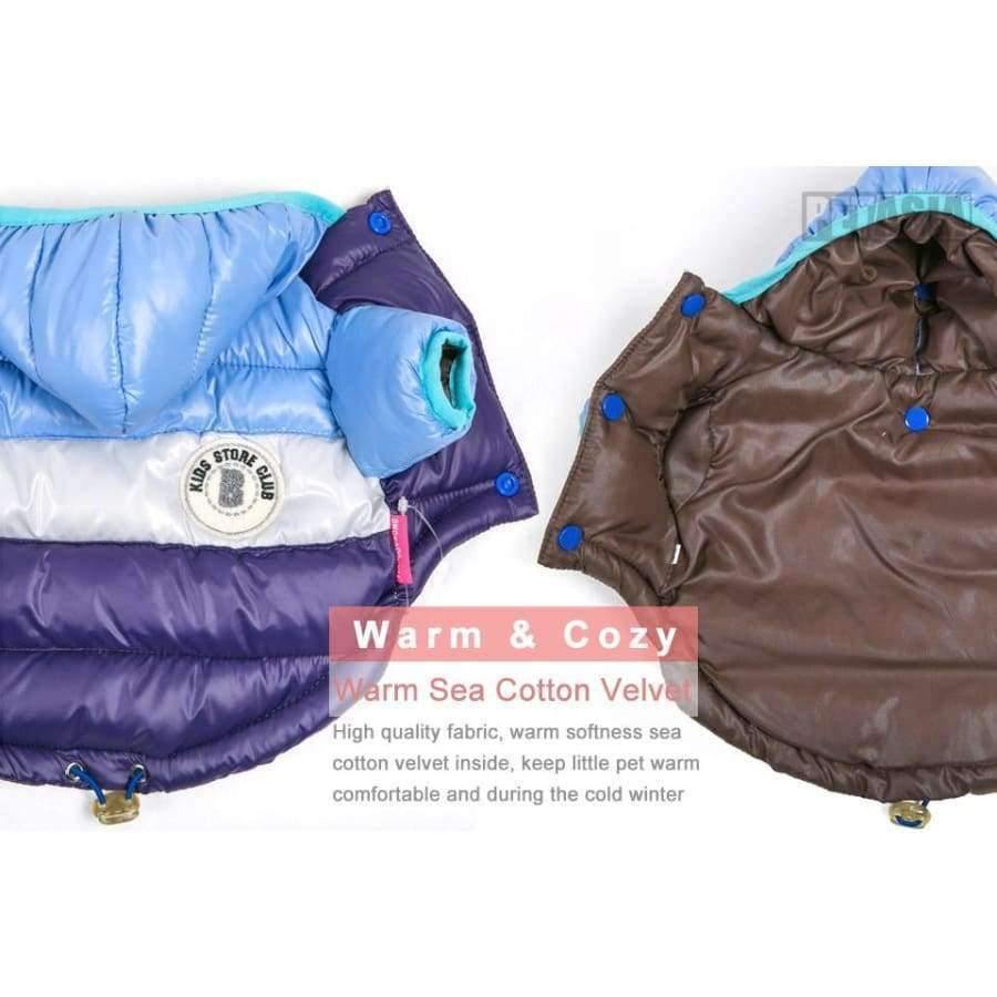 Winter Haustier Hund Kleidung Warme Daunenjacke Wasserdicht Mantel S-XXL Hoodies für Chihuahua Kleine Mittelgroße Hunde Welpe PETASIA