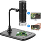 Wireless digital microscope handheld USB HD inspection camera 50x-1000x magnification with flexible stand for iPhone iPad PC