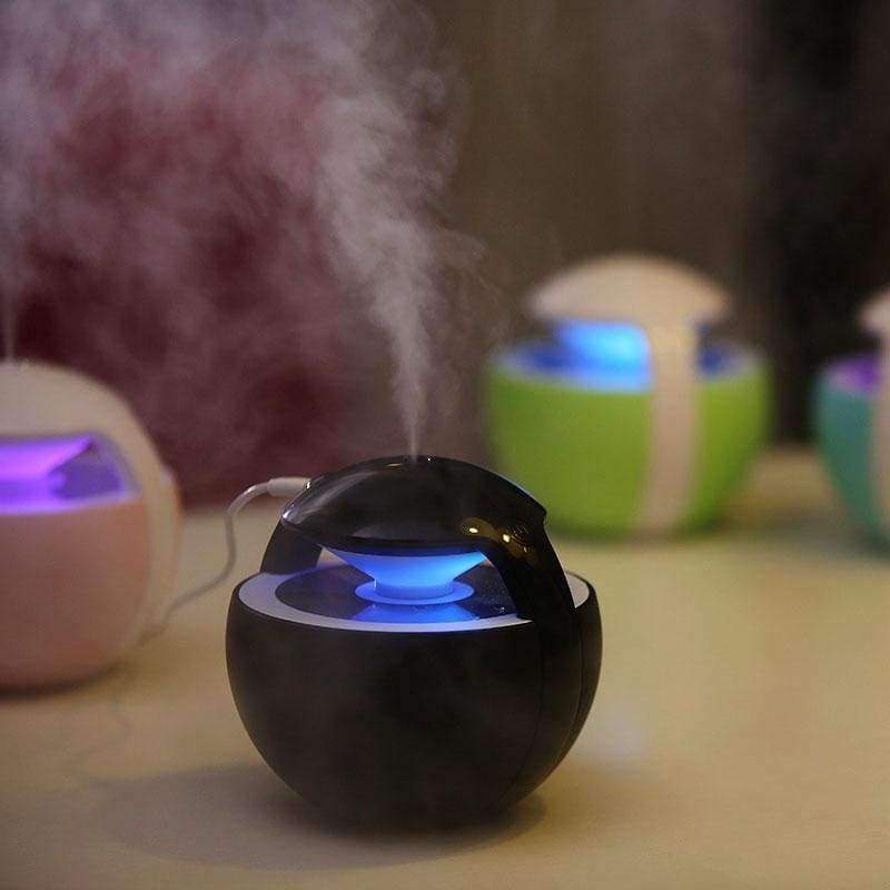 Wizard Air Luftbefeuchter Ultraschallbefeuchter für Auto Nebelmaschine Aromatherapie Diffusor mit Aroma Lampe Haushaltsgeräte 450ML
