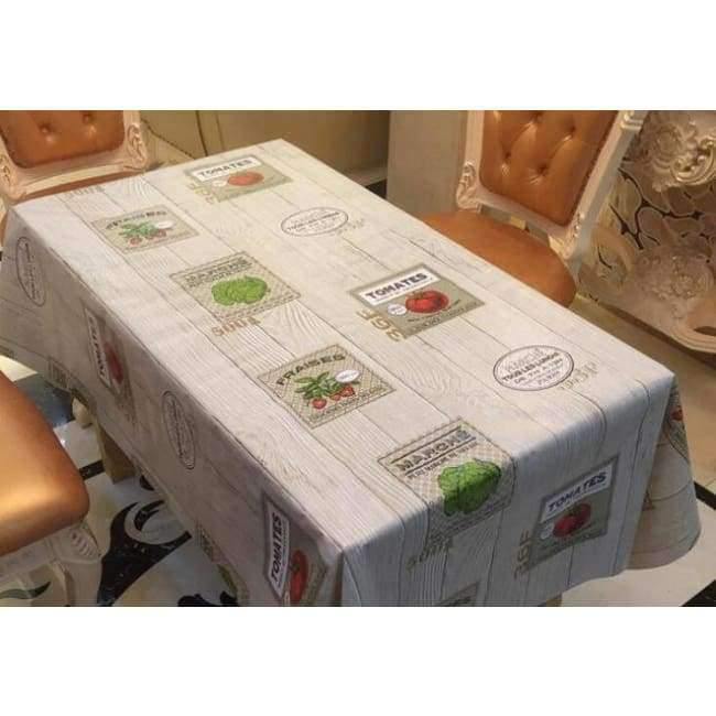 PVC Tischdecke Wasserdicht Rechteckige Plastik Picknickdecke für Teetisch Heimtextilien Mode Liebe Festlich Rot MJ033