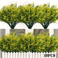 10 Bündel Künstliche Lavendelblumen Außen UV-beständige Fake Blumen Kein Verblassen Falsche Plastikpflanzen Garten Veranda Fensterbank Dekoration Innen Außen Hängender Pflanzer Zuhause Küche Büro Hochzeit Garten Dekor