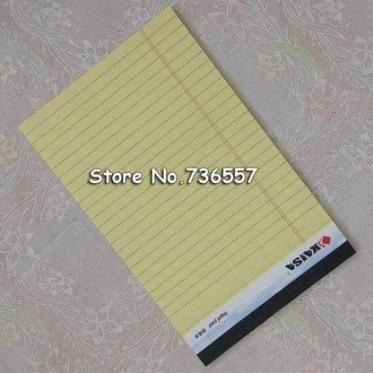 Schreibblock 6PCS A4 Memo Pad USA-Stil 50 Blätter/PCS Notizbuchpapier Büro Schulbedarf Notizblock