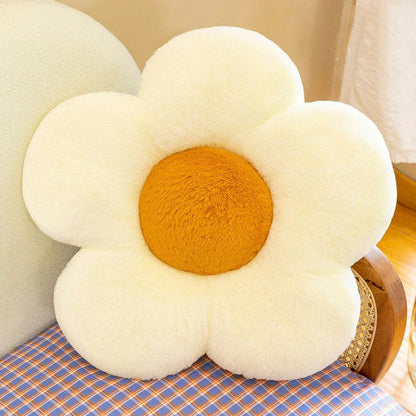 Plüsch Gänseblümchen Dekokissen