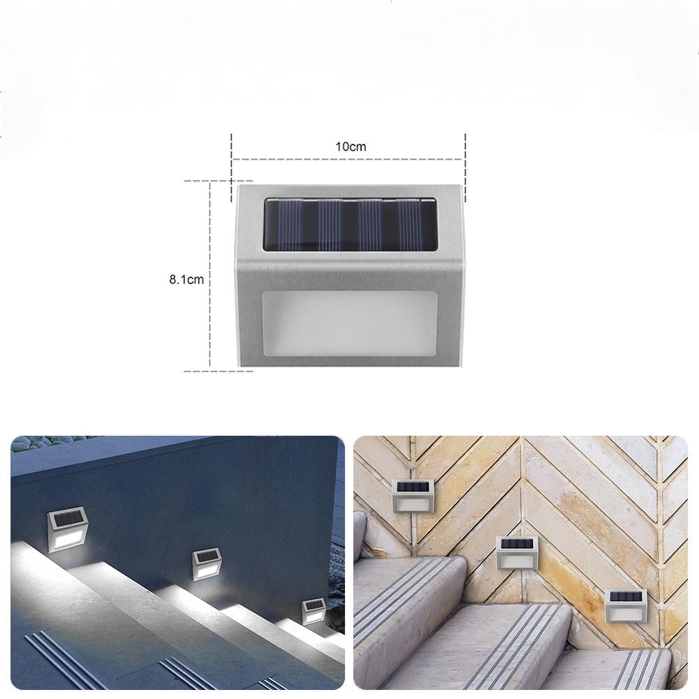 Frendorf | LunaStep Solar LED Treppenlichter | Wetterfest | Solarbetrieben | Für Garten, Terrasse & Gehwege