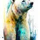 Frendorf | Eisbär Aquarell Wandkunst