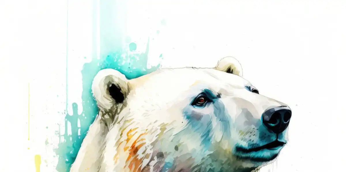 Frendorf | Eisbär Aquarell Wandkunst