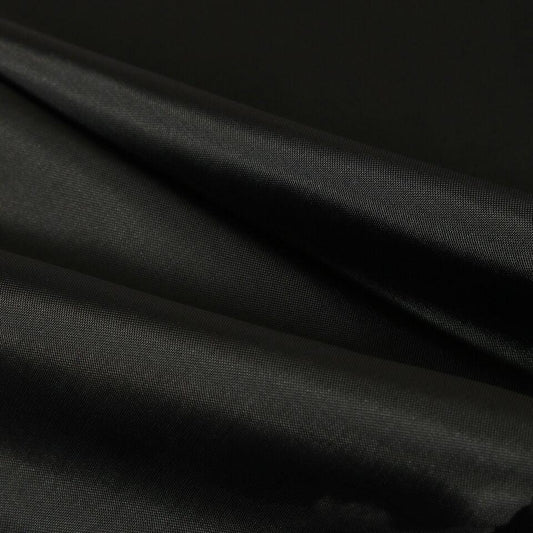 Wasserdichter schwarzer Polyester-Duschvorhang mit verschiedenen Größenoptionen