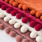 Der Luxe Pom Pom Samtkissenbezug