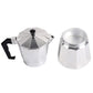 Portabler Home Moka Pot Aluminium mit Pulverperkolator