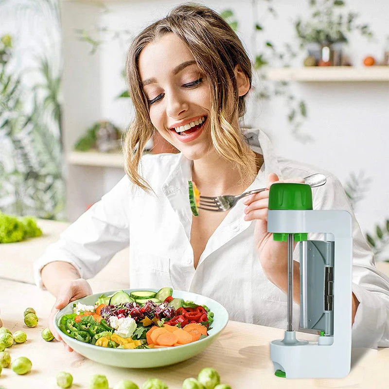 Frendorf | Tragbarer manueller Gemüseschäler Multifunktions-Rundblatt Obstschneider