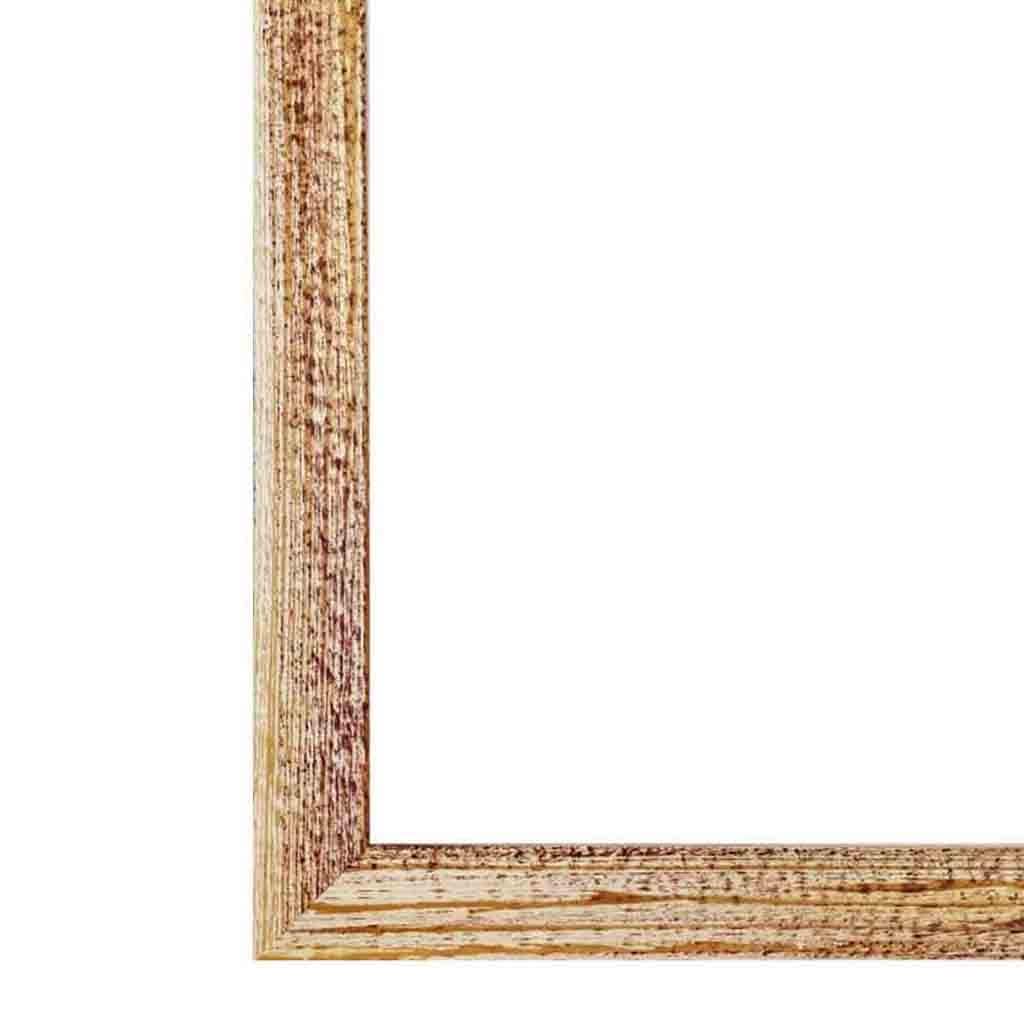 Porto Ivory & Light Wood Reclaimed Industrial Style Rahmen A1 (59x84cm)