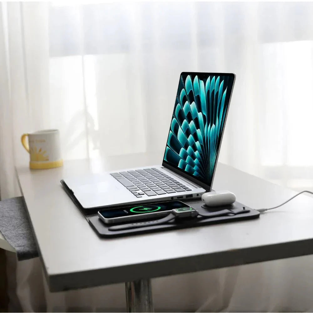 Frendorf | PowerPad Pro 3 in 1 Wireless Charger & Laptop Sleeve
