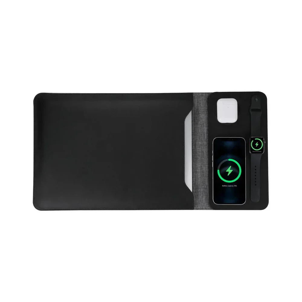 Frendorf | PowerPad Pro 3 in 1 Wireless Charger & Laptop Sleeve