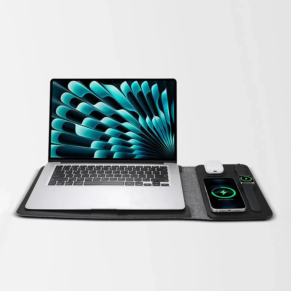 Frendorf | PowerPad Pro 3 in 1 Wireless Charger & Laptop Sleeve
