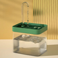 Frendorf | Ultra-leise Haustier-Wasserbrunnen mit intelligenter Filtration - 1,5 l Edelstahl