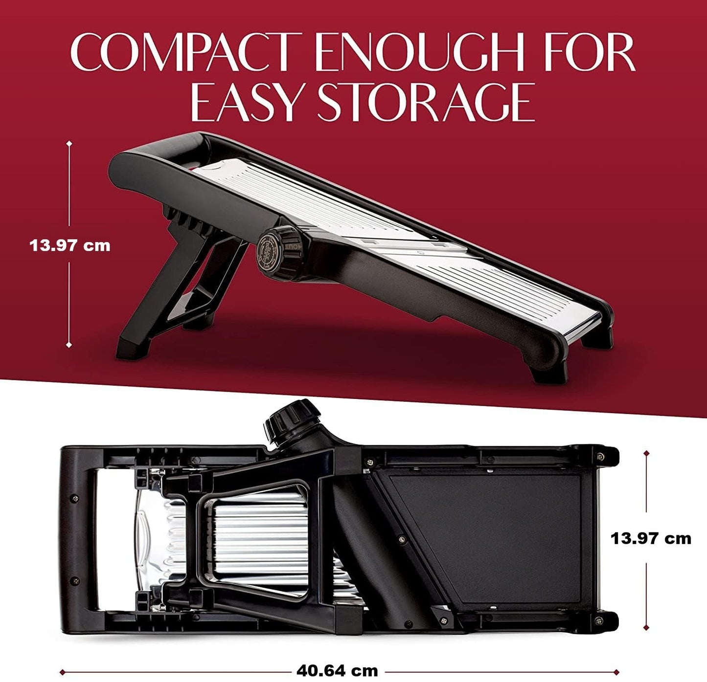 Frendorf | Premium Lebensmittel Schneidemaschine mit schnittfesten Handschuhen
