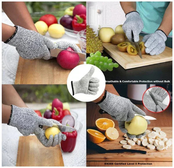 Frendorf | Chef's Edelstahl Anti-Cut Sicherheits-Handschuhe