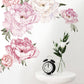 PINK PEONY BLUMEN WANDSTICKERS