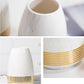 Frendorf | Marbelle Gold Akzent Marmorvase | Elegante Wohnkultur | Große & Kleine Größen