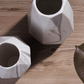 Frendorf | GeoMarble Geometrische Marmor-Vasen | Zeitloses Design | Hochwertige Dekoration | Perfekt für Zuhause