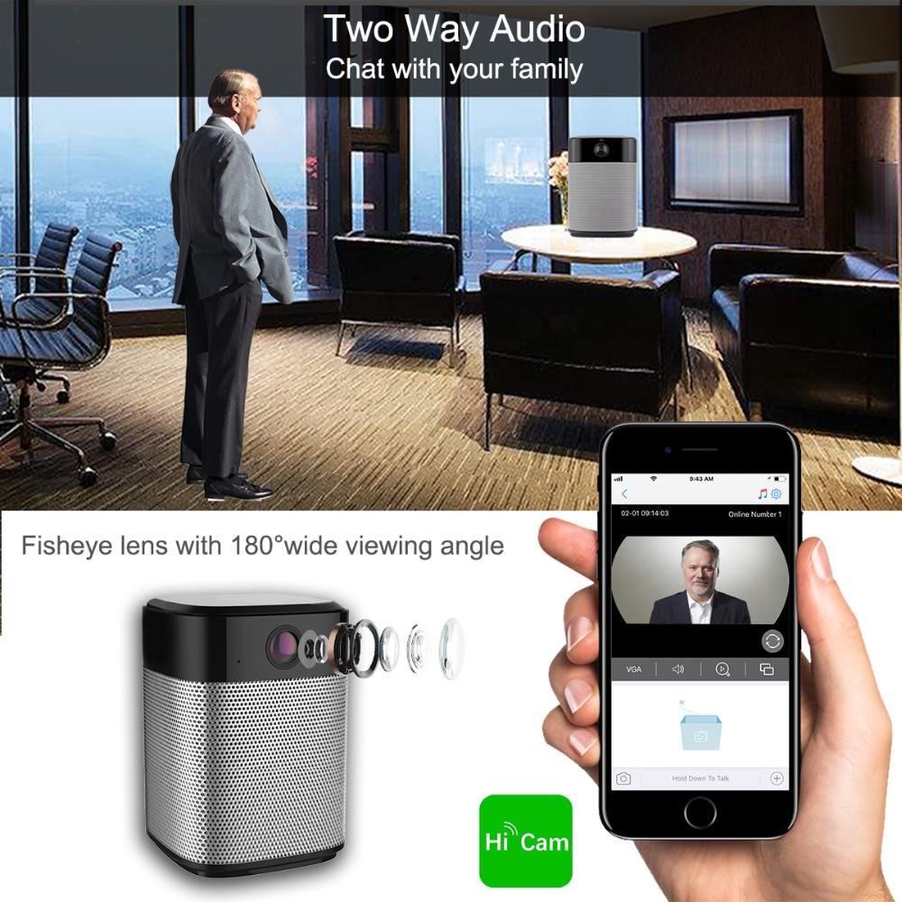 Frendorf | 1080P Wireless Bluetooth Sicherheits Mini IP Kamera Niedrigstrom Nachtsicht Infrarot Lautsprecher