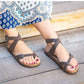 Frendorf | Flache Sandalen aus Leder