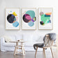 Geometric Nordic - Leinwand Wandkunst Gemälde