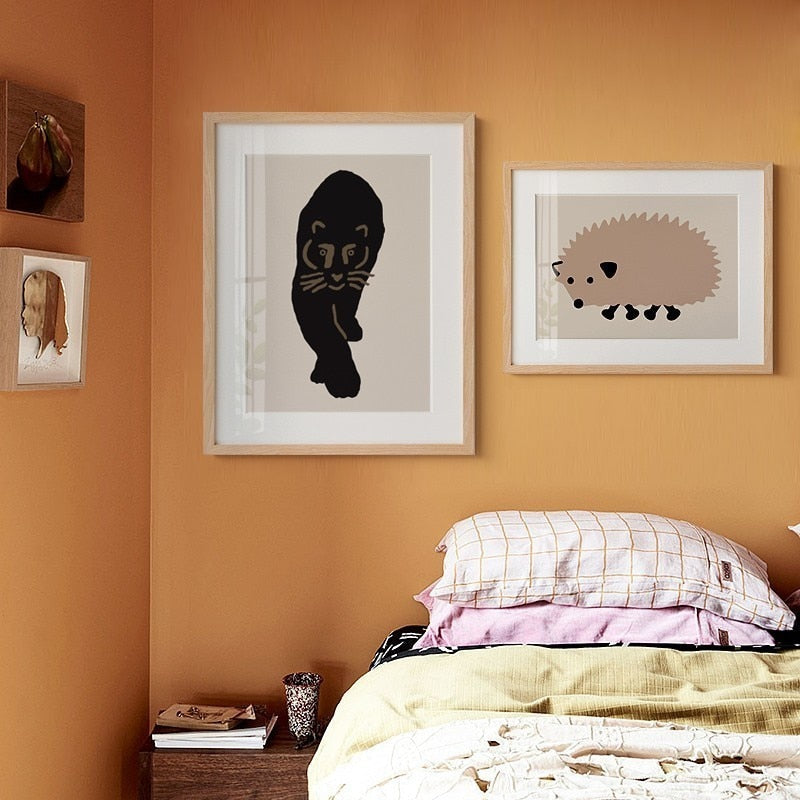 Woodland Animals - Canvas Wall Art Painting
