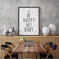 Modern Nursery Love - Leinwand Wandkunstmalerei
