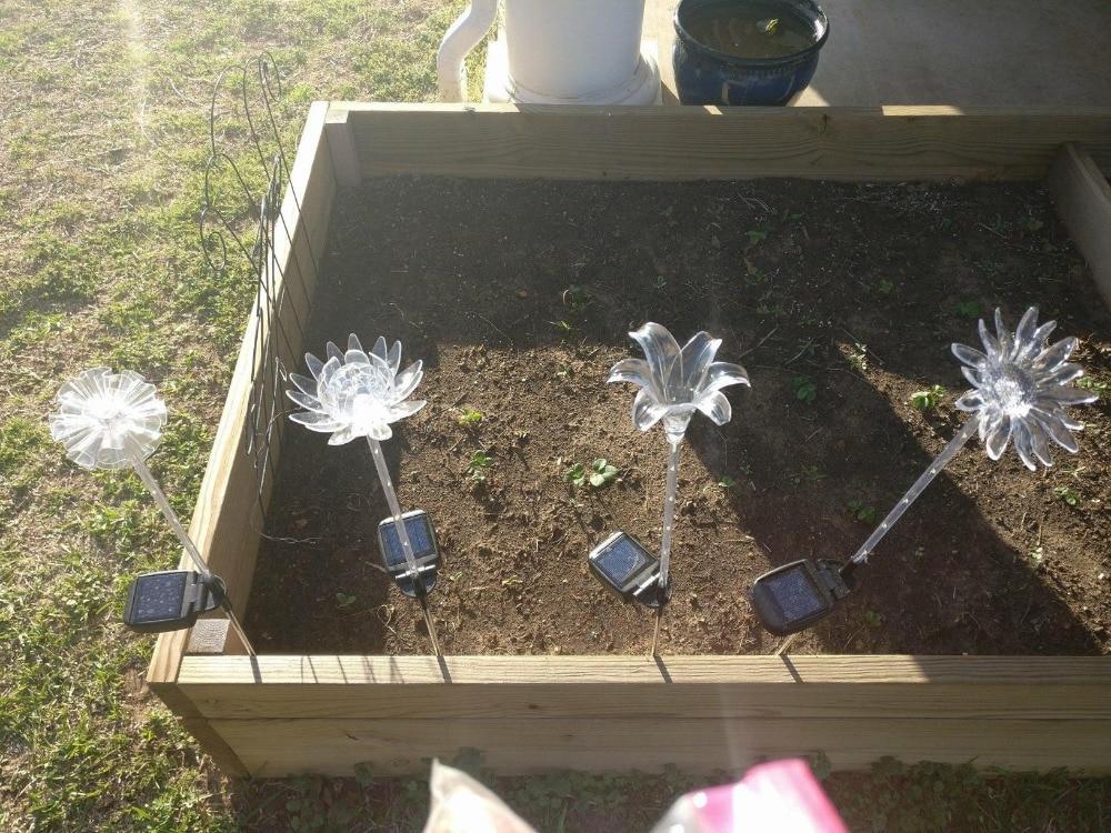 Frendorf | Blumenia Solar LED Gartenleuchten | Wetterfest | Solarbetrieben | Dekorative Beleuchtung für Außenbereiche