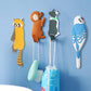 Frendorf | HookyPets Klebehaken im Tierdesign | Vielseitige Wand- & Kühlschrankhaken | Praktisch & Dekorativ