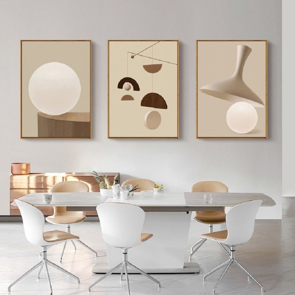 Skandinavien Stimmung - Leinwand Wandkunst Gemälde